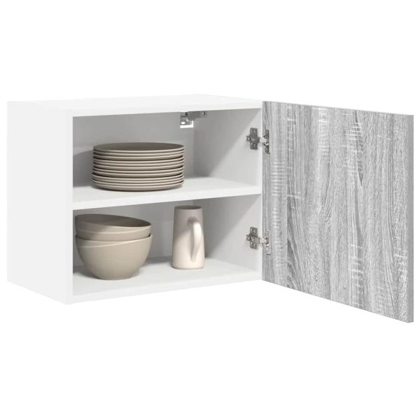 Hängeschrank Riga 2 pcs Grau Sonoma und Weiß 50 x 31 x 40 cm
