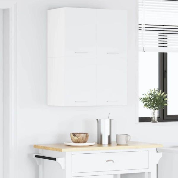Hängeschrank mit Regal Riga Weiß 60 x 31 x 40 cm Holzwerkstoff