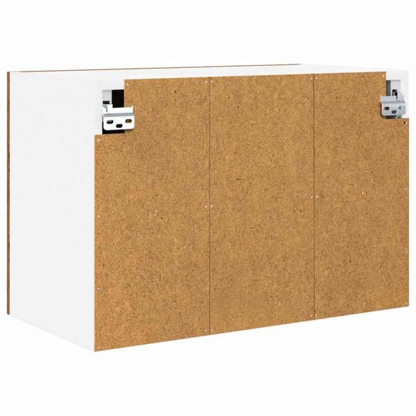 Hängeschrank Riga 2 pcs Altes Holz und Weiß 60 x 31 x 40 cm