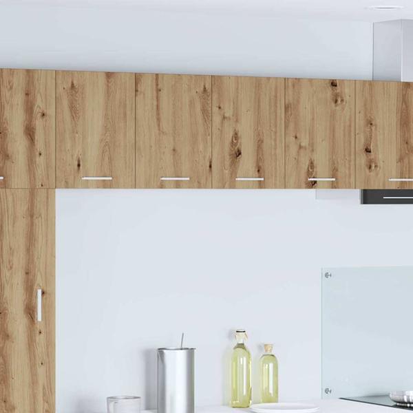 ARDEBO.de - Hängeschrank Riga Artisan-Eiche und Weiß 60 x 31 x 40 cm