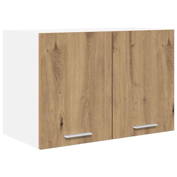 Hängeschrank Riga Artisan-Eiche und Weiß 60 x 31 x 40 cm