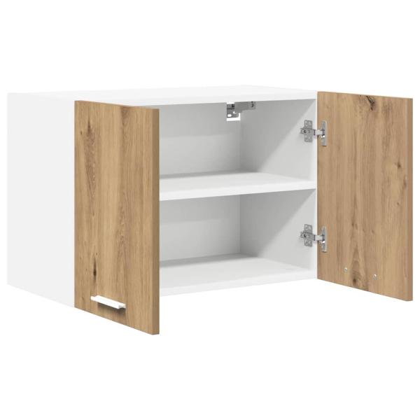 Hängeschrank Riga Artisan-Eiche und Weiß 60 x 31 x 40 cm