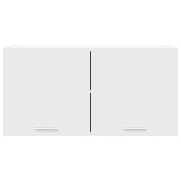 Hängeschrank mit Regal Riga Weiß 80 x 31 x 40 cm Holzwerkstoff