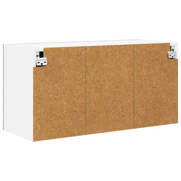Hängeschrank Riga Beton Grau 80 x 31 x 40 cm Holzwerkstoff