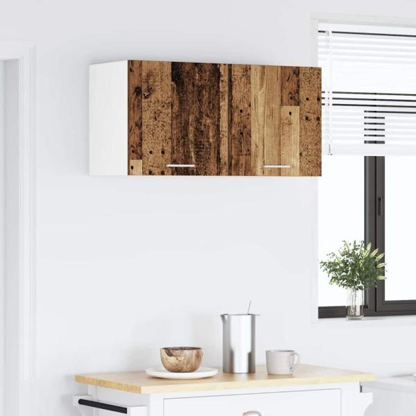 Hängeschrank mit Tür Riga Altholz 80 x 31 x 40 cm Holzwerkstoff