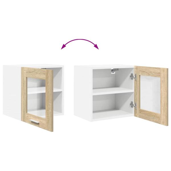 Hängeschrank mit Regal Riga 2 pcs Sonoma-Eiche 40 x 31 x 40 cm