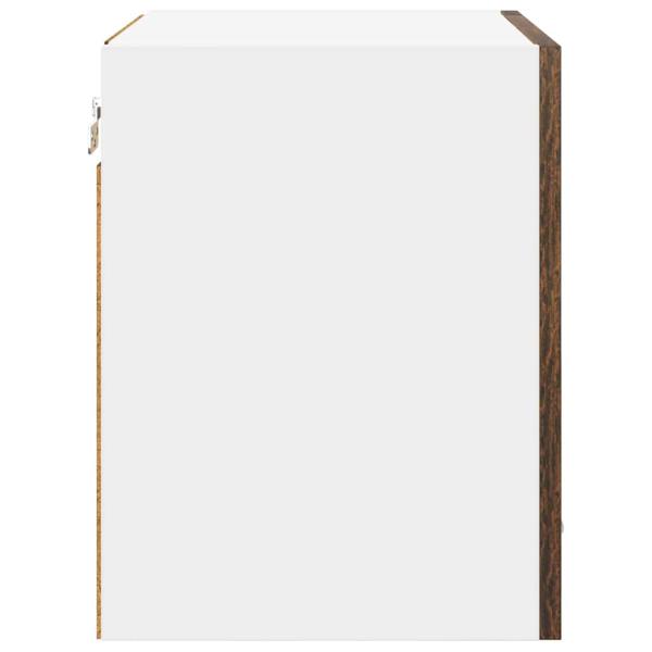 Hängeschrank mit Regal Riga Geräucherte Eiche 40 x 31 x 40 cm