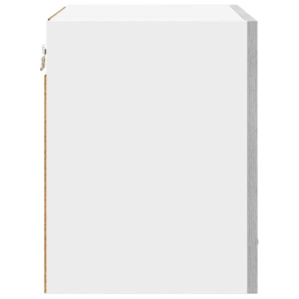 Hängeschrank mit Regal Riga 2 pcs Graues Sonoma 40 x 31 x 40 cm