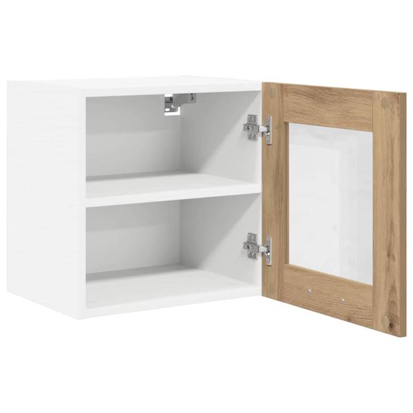 Hängeschrank mit Regal Riga 2 pcs Artisan-Eiche 40 x 31 x 40 cm