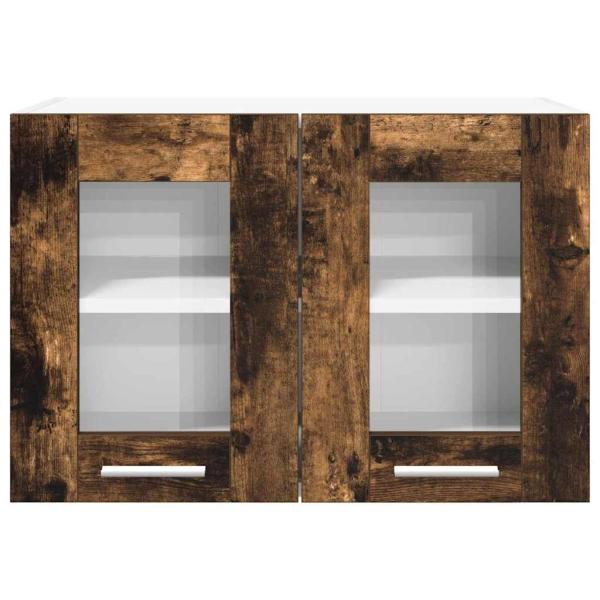 Hängeschrank mit Regal Riga Geräucherte Eiche 60 x 31 x 40 cm