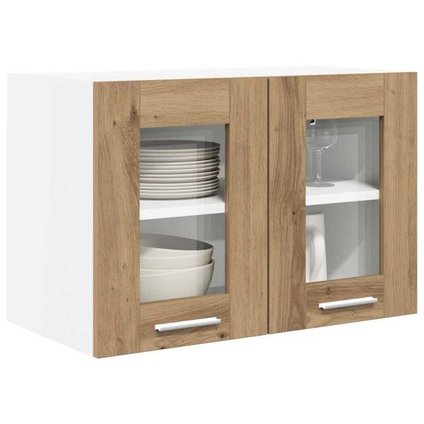 Hängeschrank mit Regal Riga 2 pcs Artisan-Eiche 60 x 31 x 40 cm