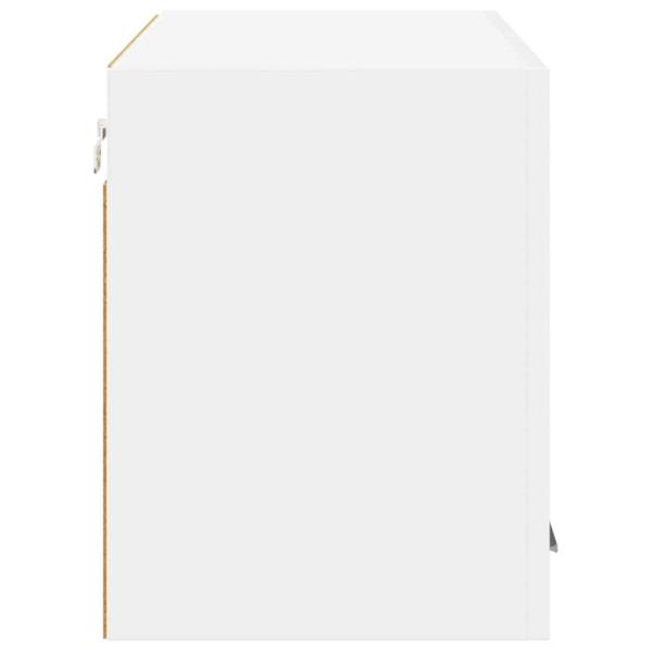 Hängeschrank mit Regal Riga Weiß 80 x 31 x 40 cm Holzwerkstoff