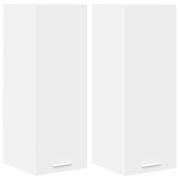 Hängeschrank Riga 2 pcs Weiß 30 x 31 x 80 cm Holzwerkstoff