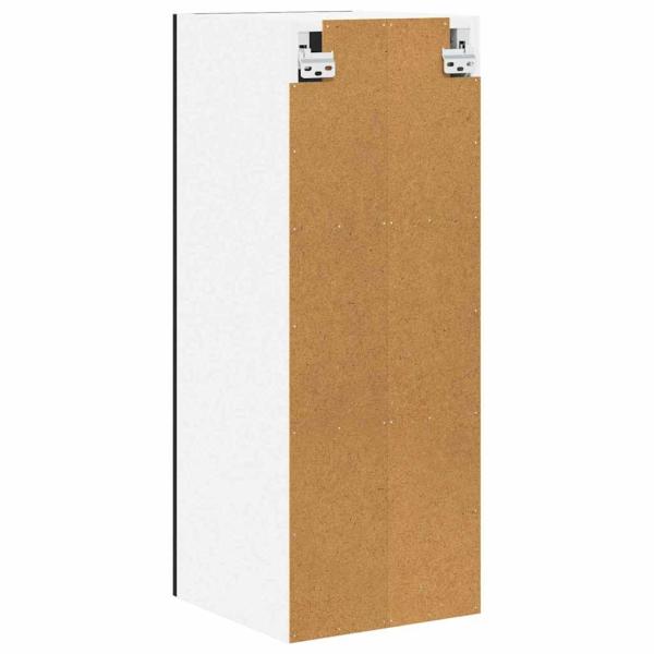 Hängeschrank Riga 2 pcs Schwarze Eiche und Weiß 30 x 31 x 80 cm