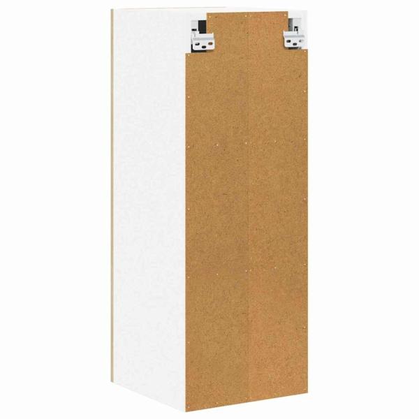 Hängeschrank mit Tür Riga Sonoma-Eiche und Weiß 30 x 31 x 80 cm