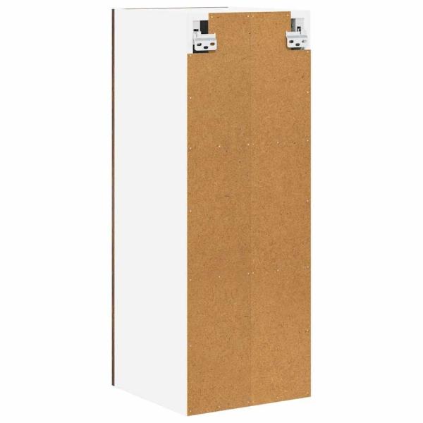 Hängeschrank mit Regal Riga 2 pcs Geräucherte Eiche und Weiß