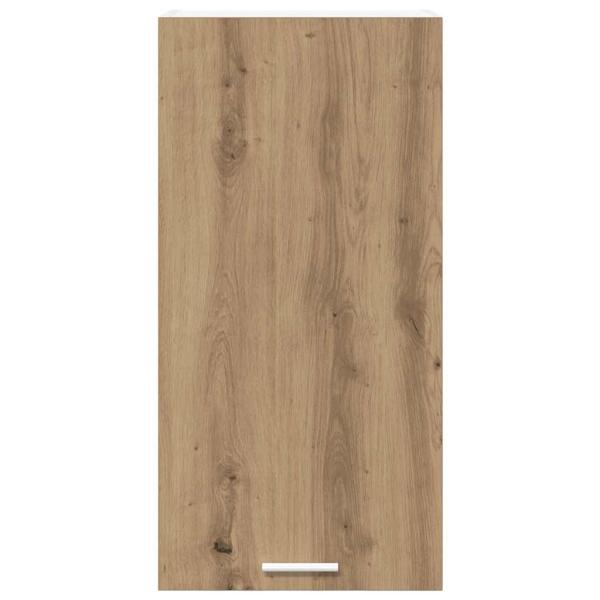 Hängeschrank Riga Artisan-Eiche und Weiß 40 x 31 x 80 cm