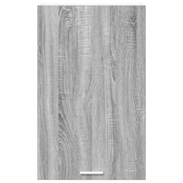 Hängeschrank mit Tür Riga Grau Sonoma und Weiß 50 x 31 x 80 cm