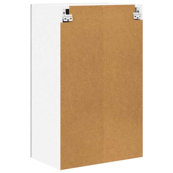 Hängeschrank mit Tür Riga Grau Sonoma und Weiß 50 x 31 x 80 cm