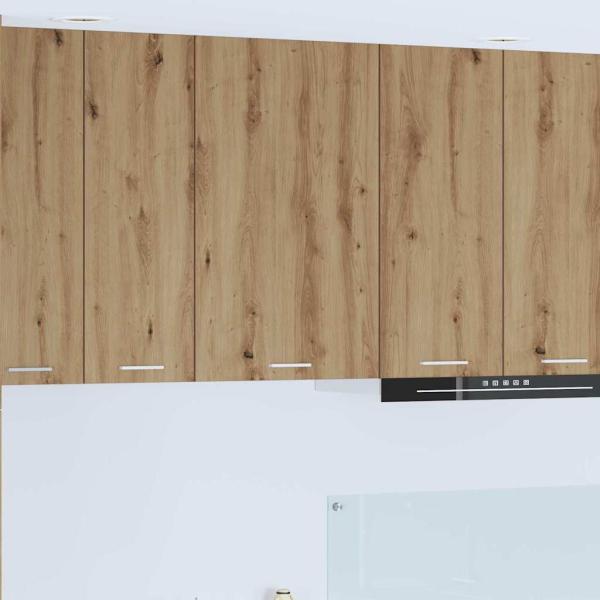 ARDEBO.de - Hängeschrank Riga Artisan-Eiche und Weiß 50 x 31 x 80 cm