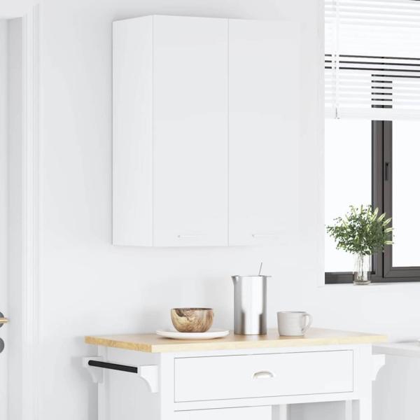 Hängeschrank mit Regal Riga Weiß 60 x 31 x 80 cm Holzwerkstoff