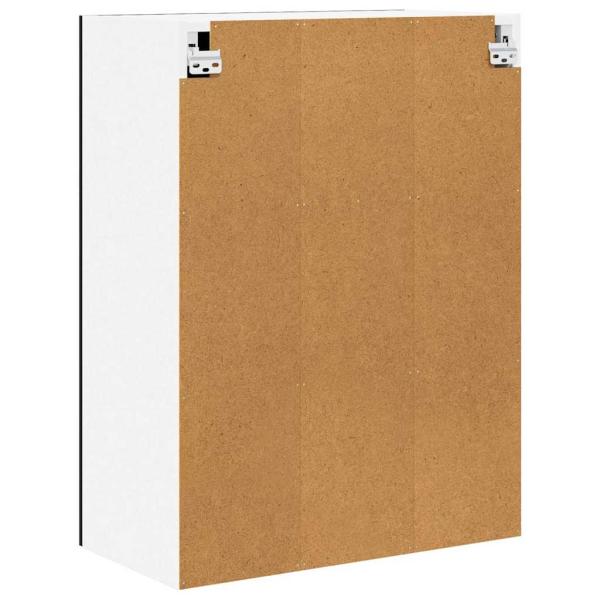 Hängeschrank mit Tür Riga Schwarz Eichen-Optik 60 x 31 x 80 cm
