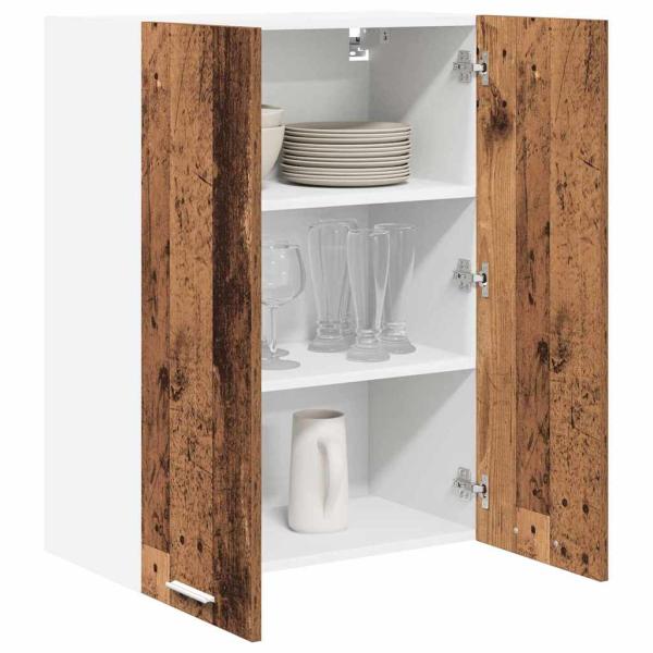 ARDEBO.de - Hängeschrank mit Tür Riga Altholz 60 x 31 x 80 cm Holzwerkstoff