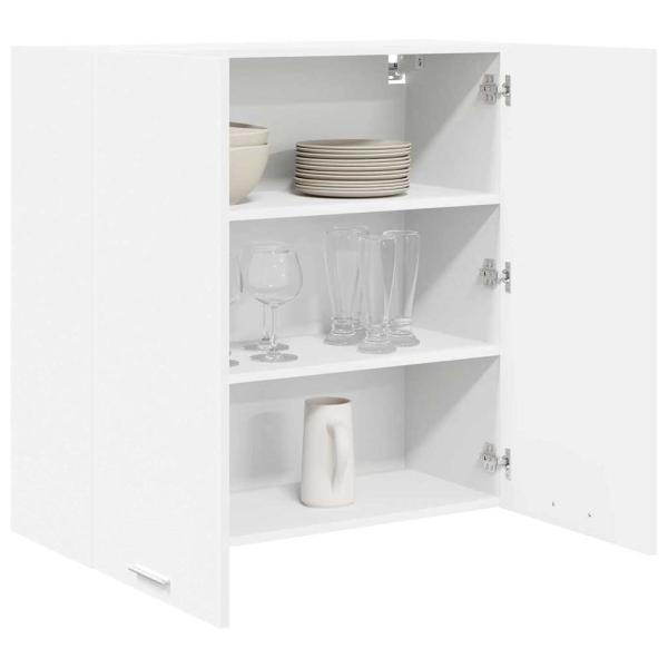 Hängeschrank mit Regal Riga Weiß 80 x 31 x 80 cm Holzwerkstoff