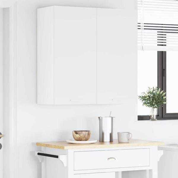 Hängeschrank mit Regal Riga Weiß 80 x 31 x 80 cm Holzwerkstoff