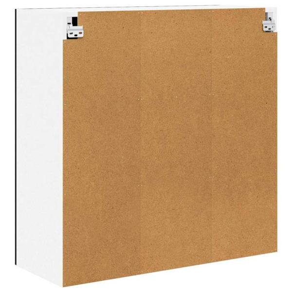 Hängeschrank mit Tür Riga Schwarz Eichen-Optik 80 x 31 x 80 cm