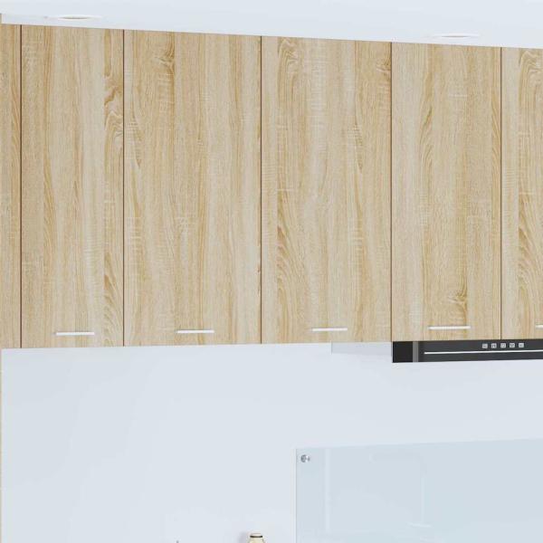 ARDEBO.de - Hängeschrank Riga Sonoma-Eiche 80 x 31 x 80 cm Holzwerkstoff