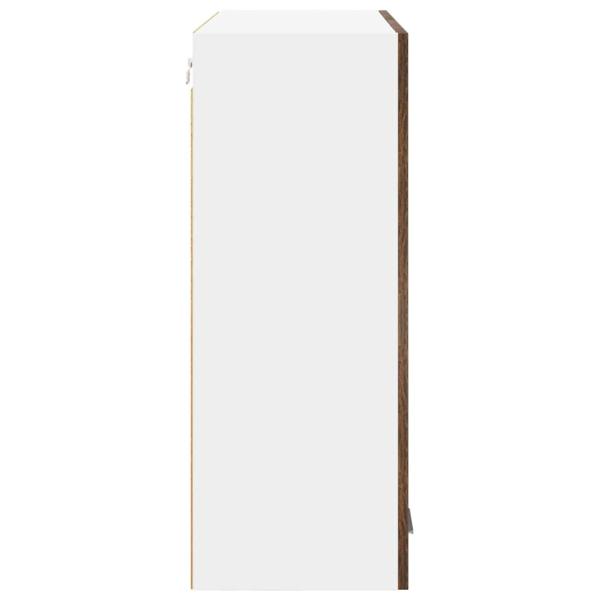 Hängeschrank mit Regal Riga Geräucherte Eiche 80 x 31 x 80 cm