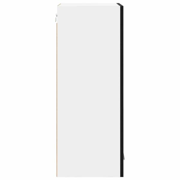 Hängeschrank Riga 2 pcs Schwarz Eichen-Optik 40 x 31 x 80 cm