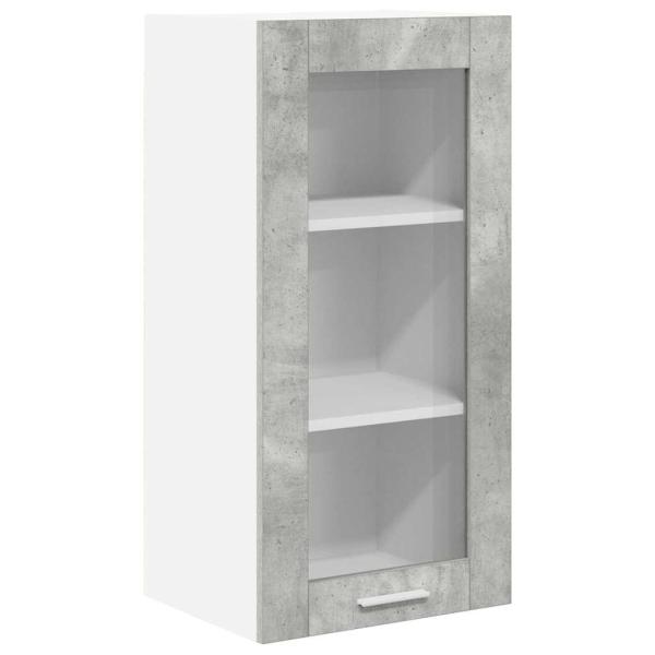 Hängeschrank Riga Beton Grau 40 x 31 x 80 cm Holzwerkstoff