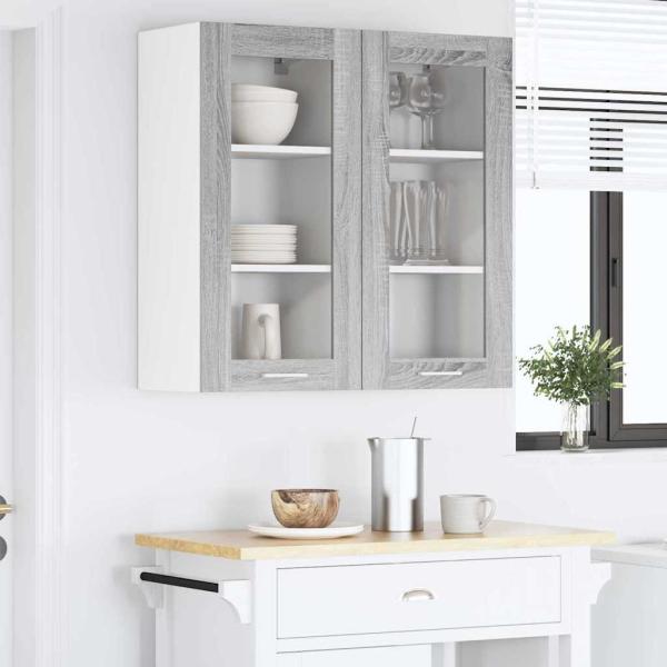 Hängeschrank Riga Graues Sonoma 40 x 31 x 80 cm Holzwerkstoff