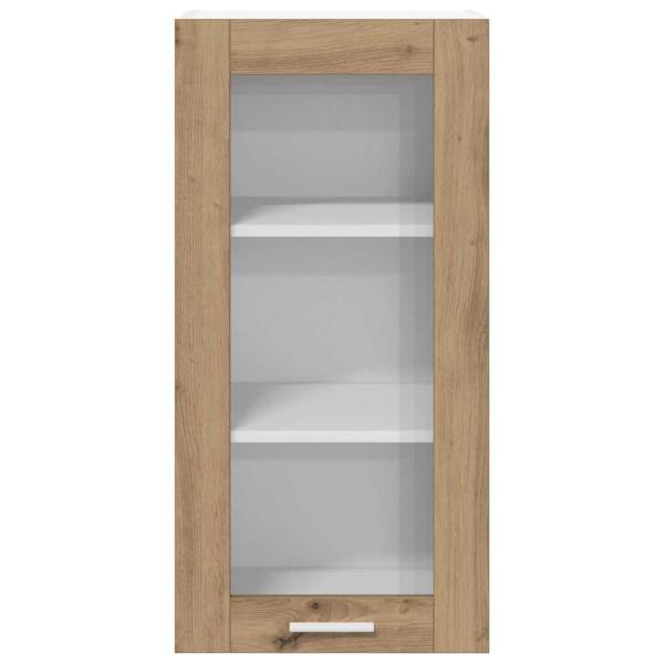 Hängeschrank mit Regal Riga 2 pcs Artisan-Eiche 40 x 31 x 80 cm