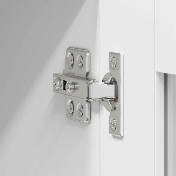 Hängeschrank mit Regal Riga Weiß 60 x 31 x 80 cm Holzwerkstoff