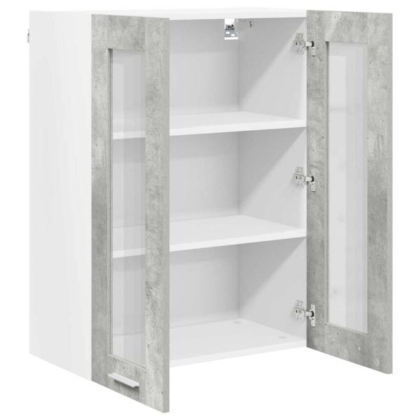 Hängeschrank Riga Beton Grau 60 x 31 x 80 cm Holzwerkstoff