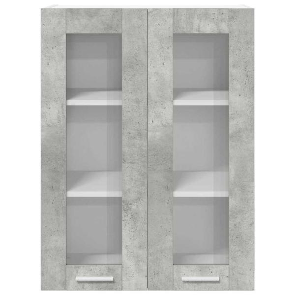 Hängeschrank Riga Beton Grau 60 x 31 x 80 cm Holzwerkstoff