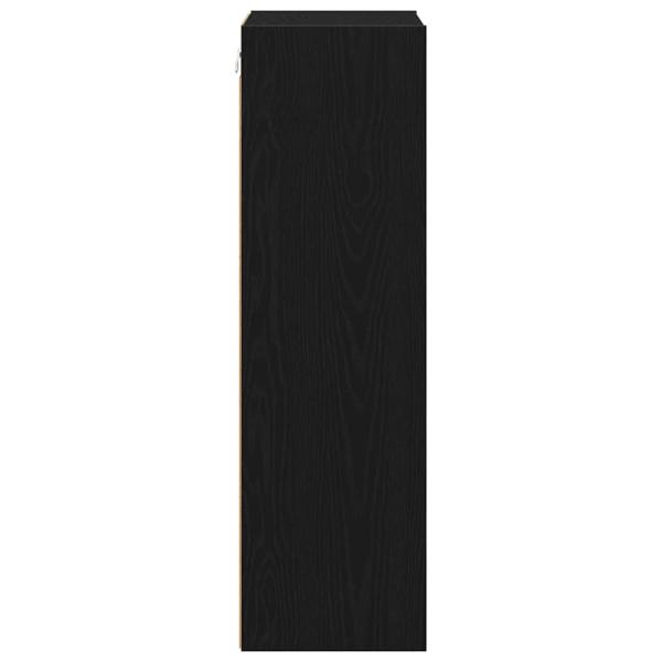 Hängeschrank Riga Schwarz Eichen-Optik 40 x 29,5 x 100 cm