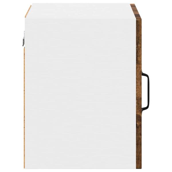 Küchenhängeschrank mit Regal Geräucherte Eiche 40 x 31 x 40 cm