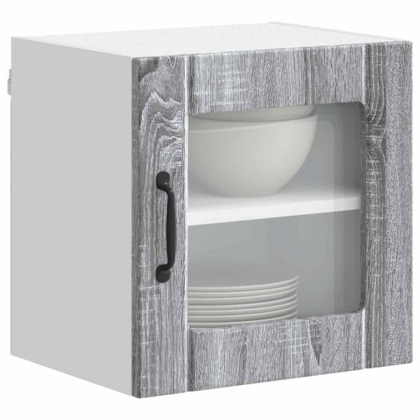 Küchenhängeschrank 2 pcs Graues Sonoma 40 x 31 x 40 cm
