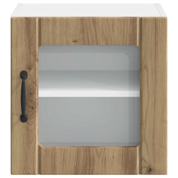Küchenhängeschrank 2 pcs Artisan-Eiche 40 x 31 x 40 cm