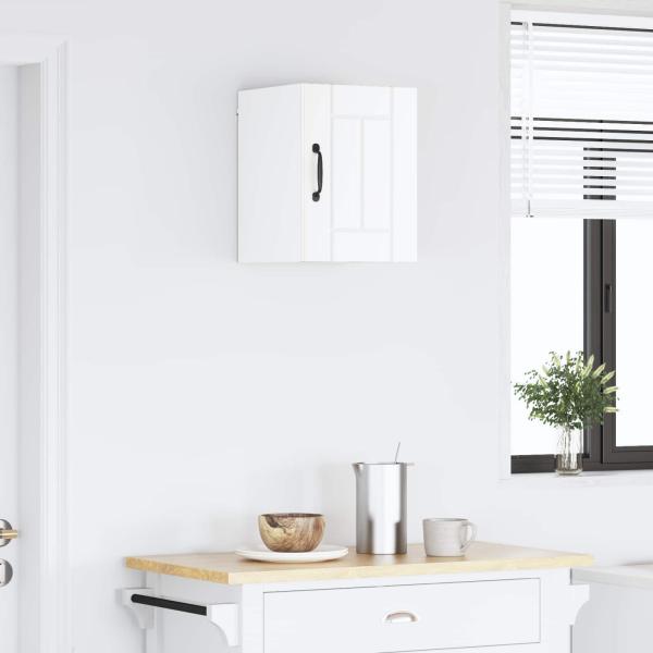 Küchenhängeschrank mit Regal Weiß 30 x 31 x 40 cm Holzwerkstoff