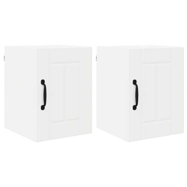 Küchenhängeschrank 2 pcs Weiß 30 x 31 x 40 cm Holzwerkstoff
