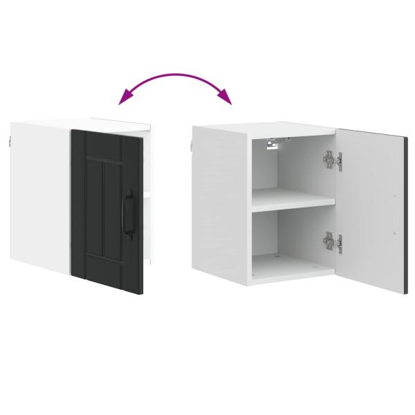 Küchenhängeschrank Schwarz 30 x 31 x 40 cm Holzwerkstoff