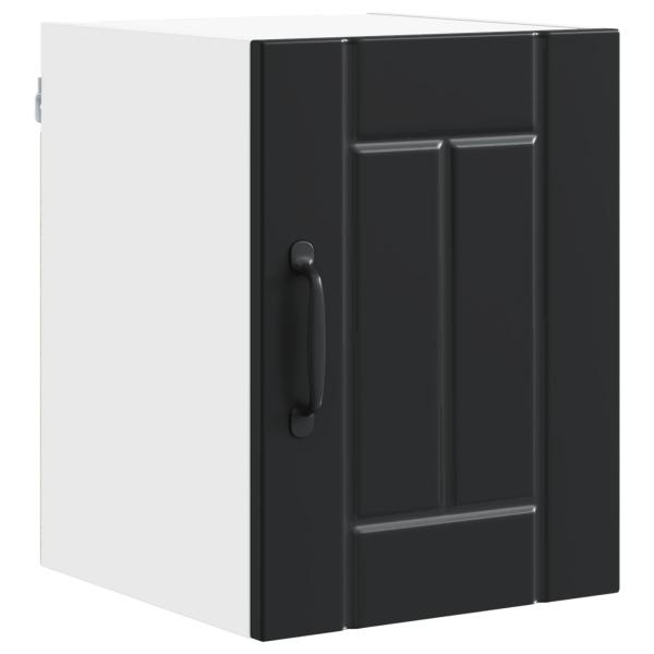 ARDEBO.de - Küchenhängeschrank 2 pcs Schwarz 30 x 31 x 40 cm Holzwerkstoff