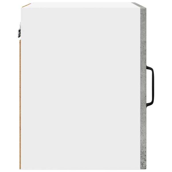 Küchenhängeschrank mit Regal 2 pcs Beton Grau 30 x 31 x 40 cm