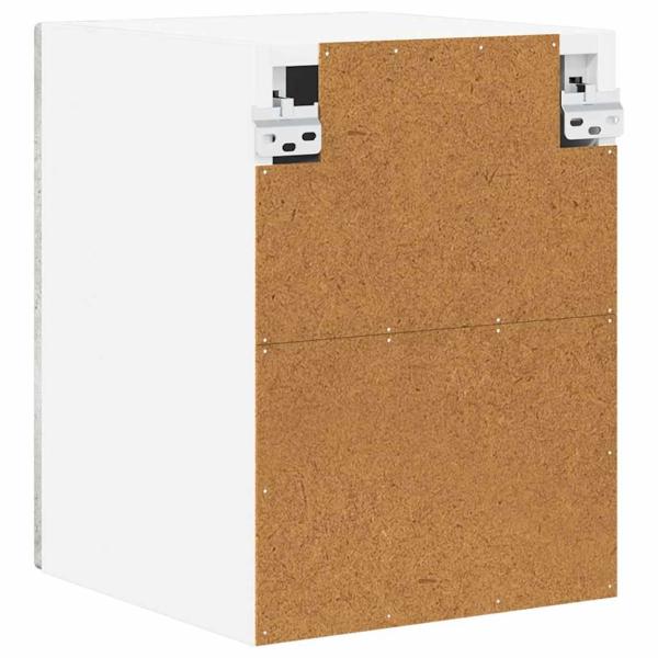 Küchenhängeschrank mit Regal 2 pcs Beton Grau 30 x 31 x 40 cm