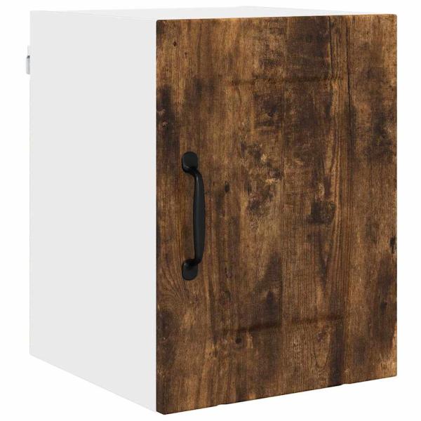 Küchenhängeschrank mit Regal Geräucherte Eiche 30 x 31 x 40 cm